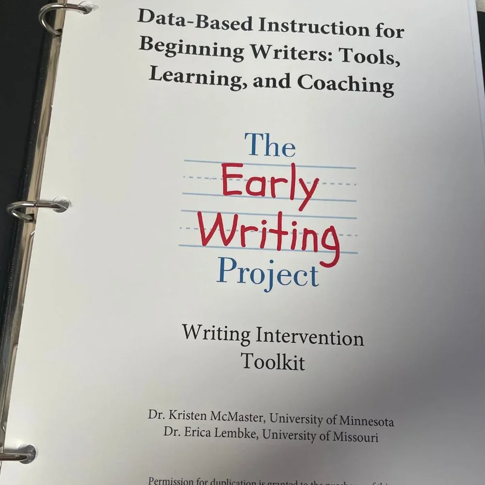 Data Based Instruction in Early Writing (DBI)